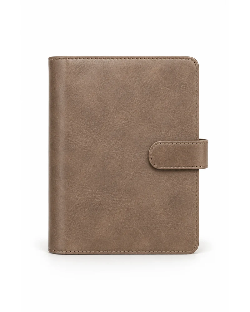 Taupe A6 Journal Jacket Leather Accessory