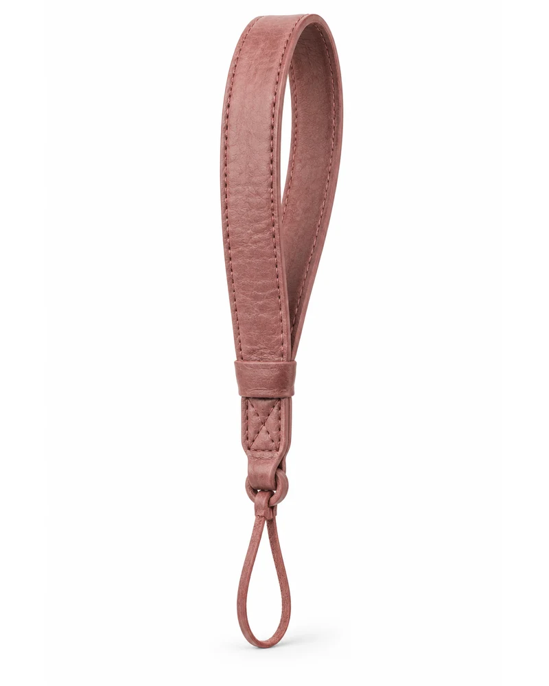 Dusty Rose Camera Wrist Strap Leather Accessory