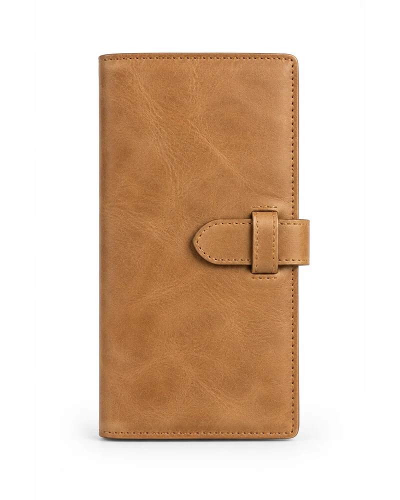 Sand Strap-Loop Long Men Leather Wallet