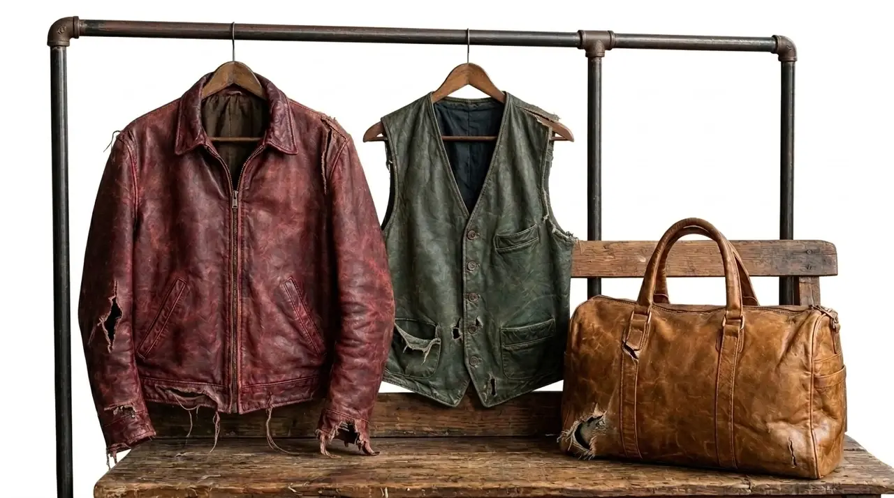 Recycled leather