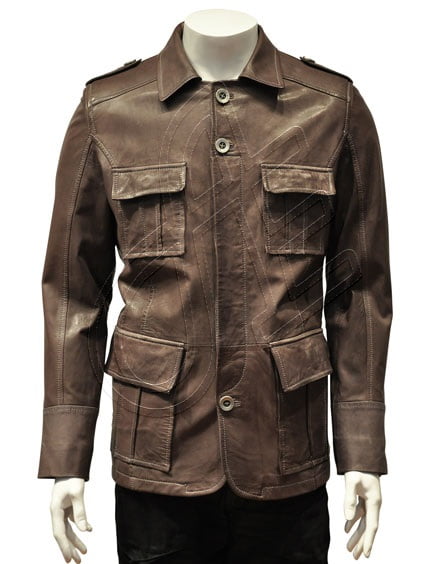 Men Leather Jackets - M - 37