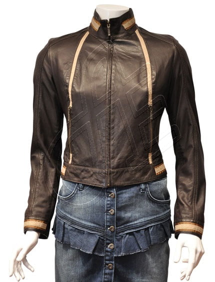 Women Leather Jacket - F - 13