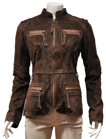 Women Leather Jacket - F - 15