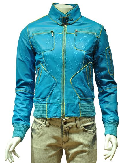 Women Leather Jacket - F - 22