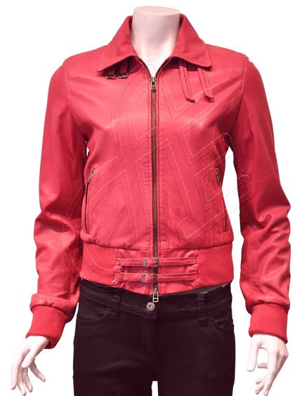 Women Leather Jacket - F - 23