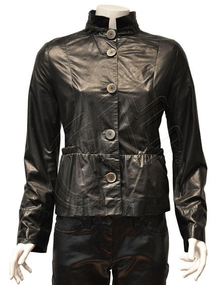 Women Leather Jacket - F - 28