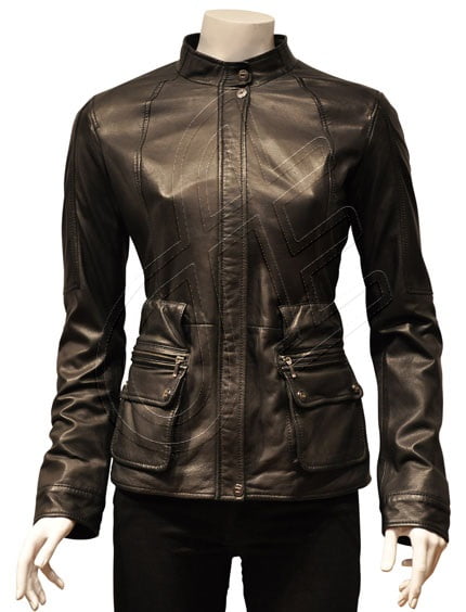 Women Leather Jacket - F - 6