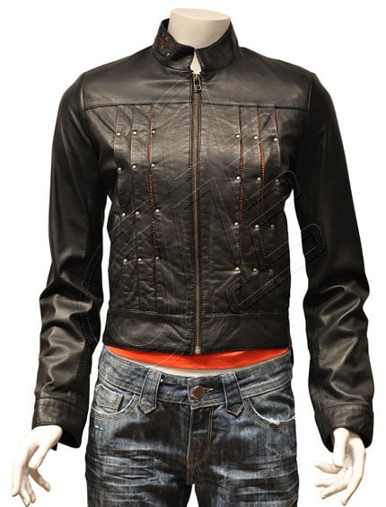 Women Leather Jacket - F - 60