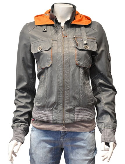 Women Leather Jacket - F - 64