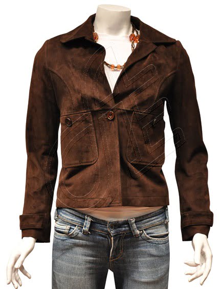 Women Leather Jacket - F - 74