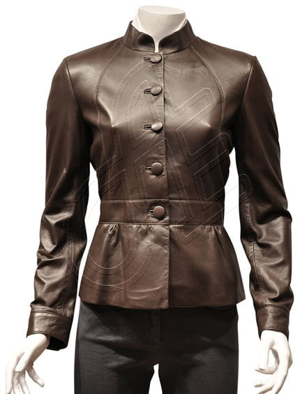 Women Leather Jacket - F - 75