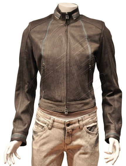 Women Leather Jacket - F - 78