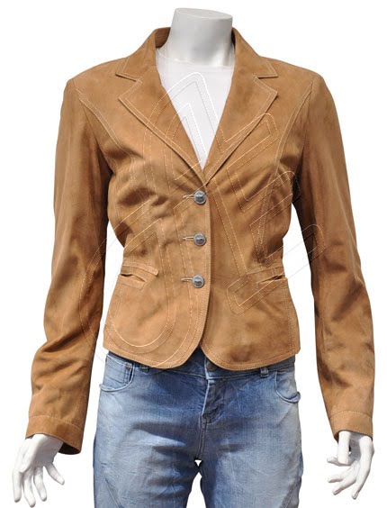 Women Leather Jacket - F - 8