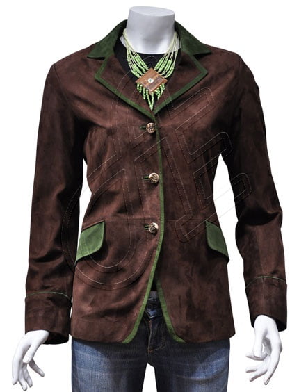 Women Leather Jacket - F - 81