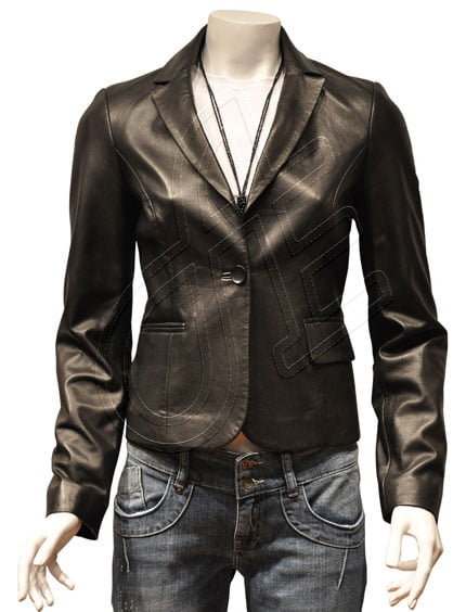 Women Leather Jacket - F - 84
